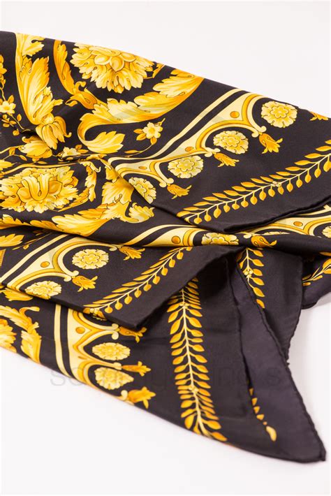 versace skinny scarf|gianni Versace silk scarf.